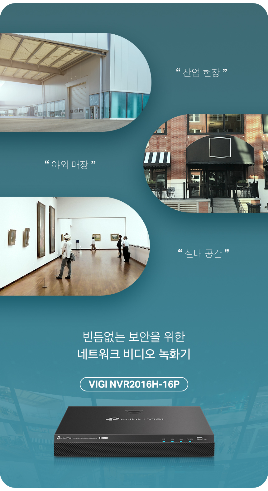 TP-Link VIGI NVR2016H-16P Connection Ports